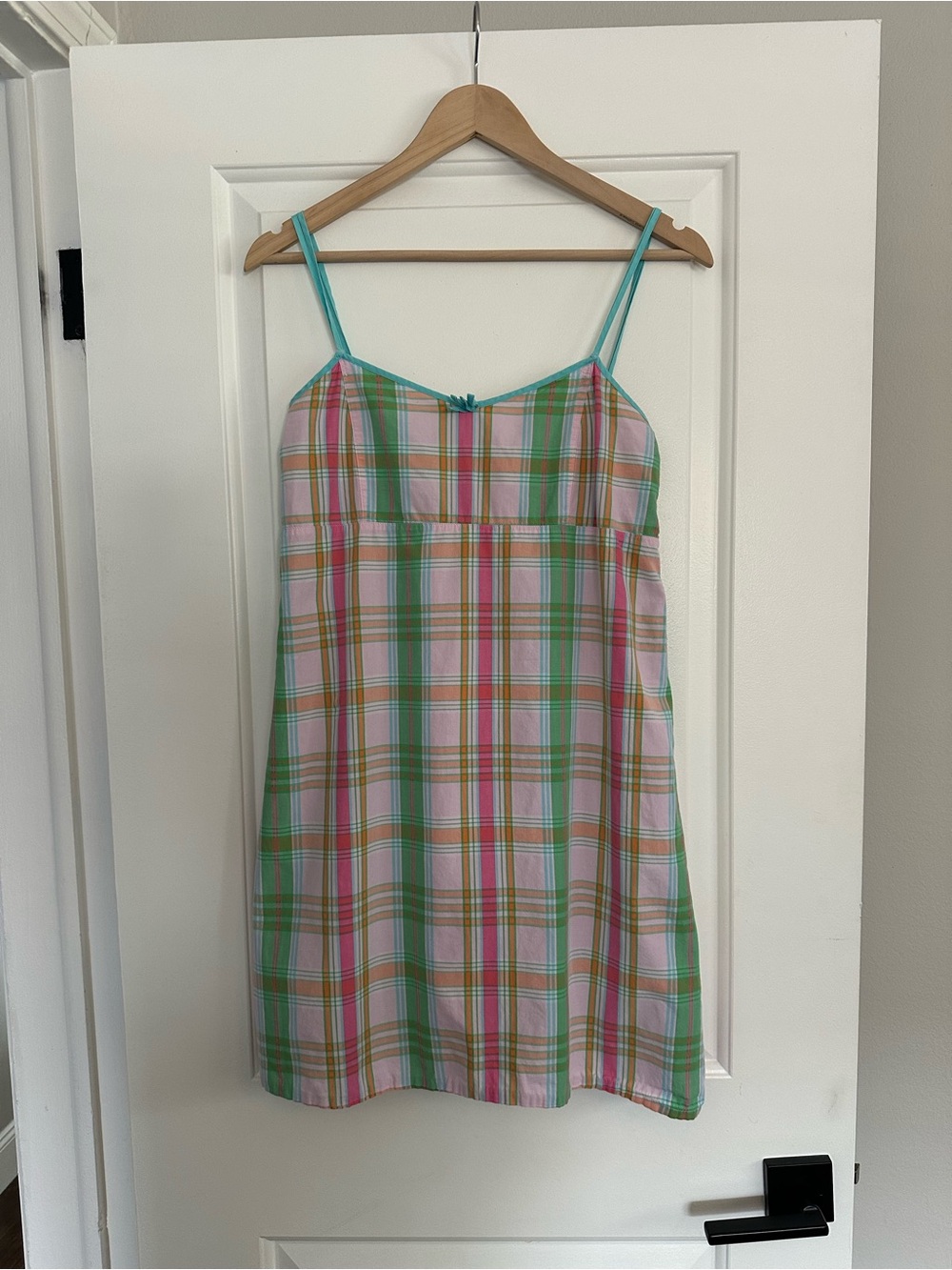 Tommy Hilfiger Y2K Pastel Plaid Dress, Size Large